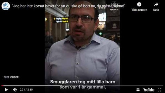 Ahmad flydde från Syrien till Sverige 2015.